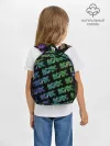 Рюкзак детский / AC DC. Паттерн Градиент