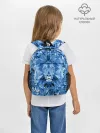 Рюкзак детский / Сине-бело-голубой лев