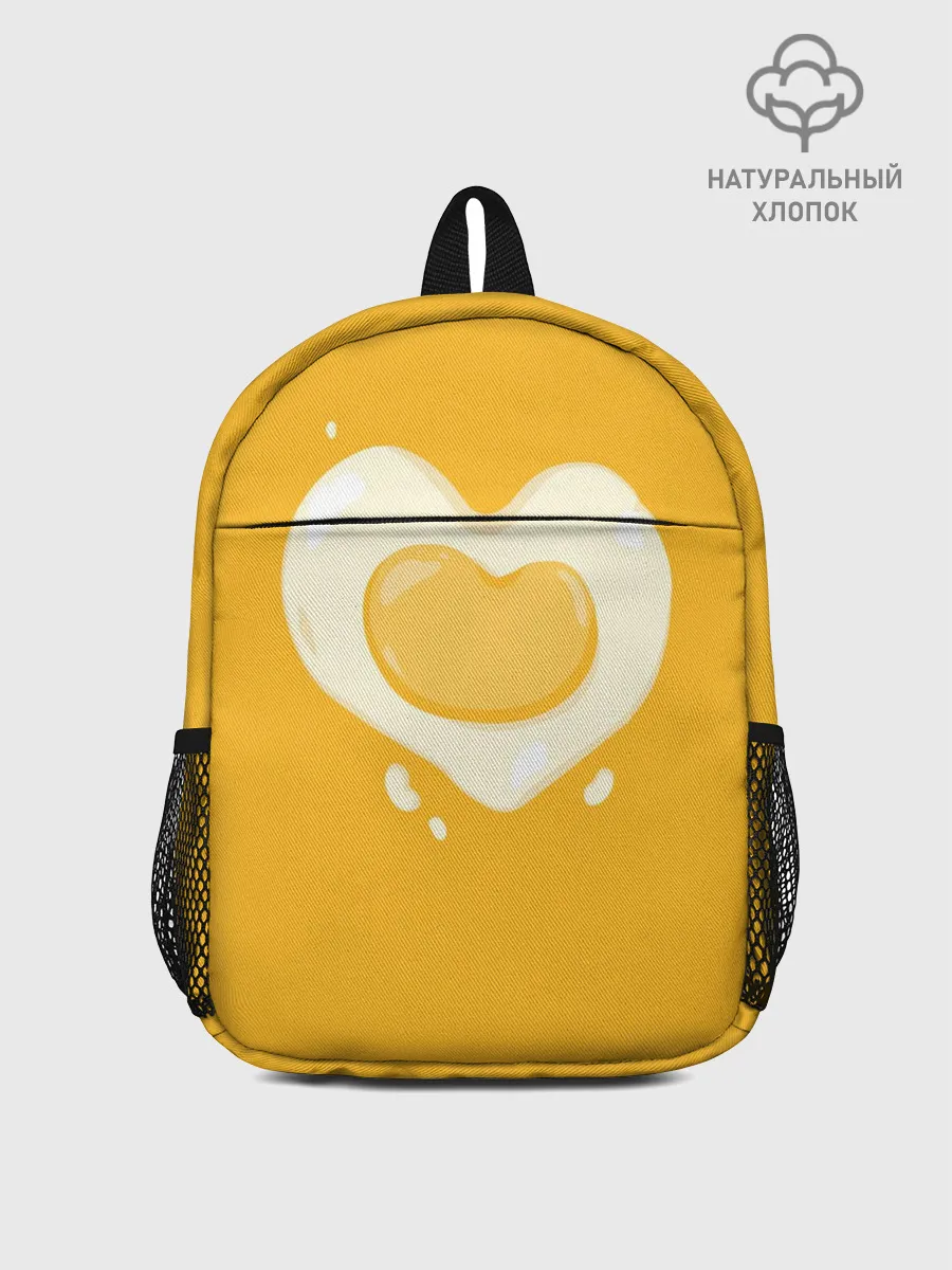 Рюкзак детский / Яичница Сердечко