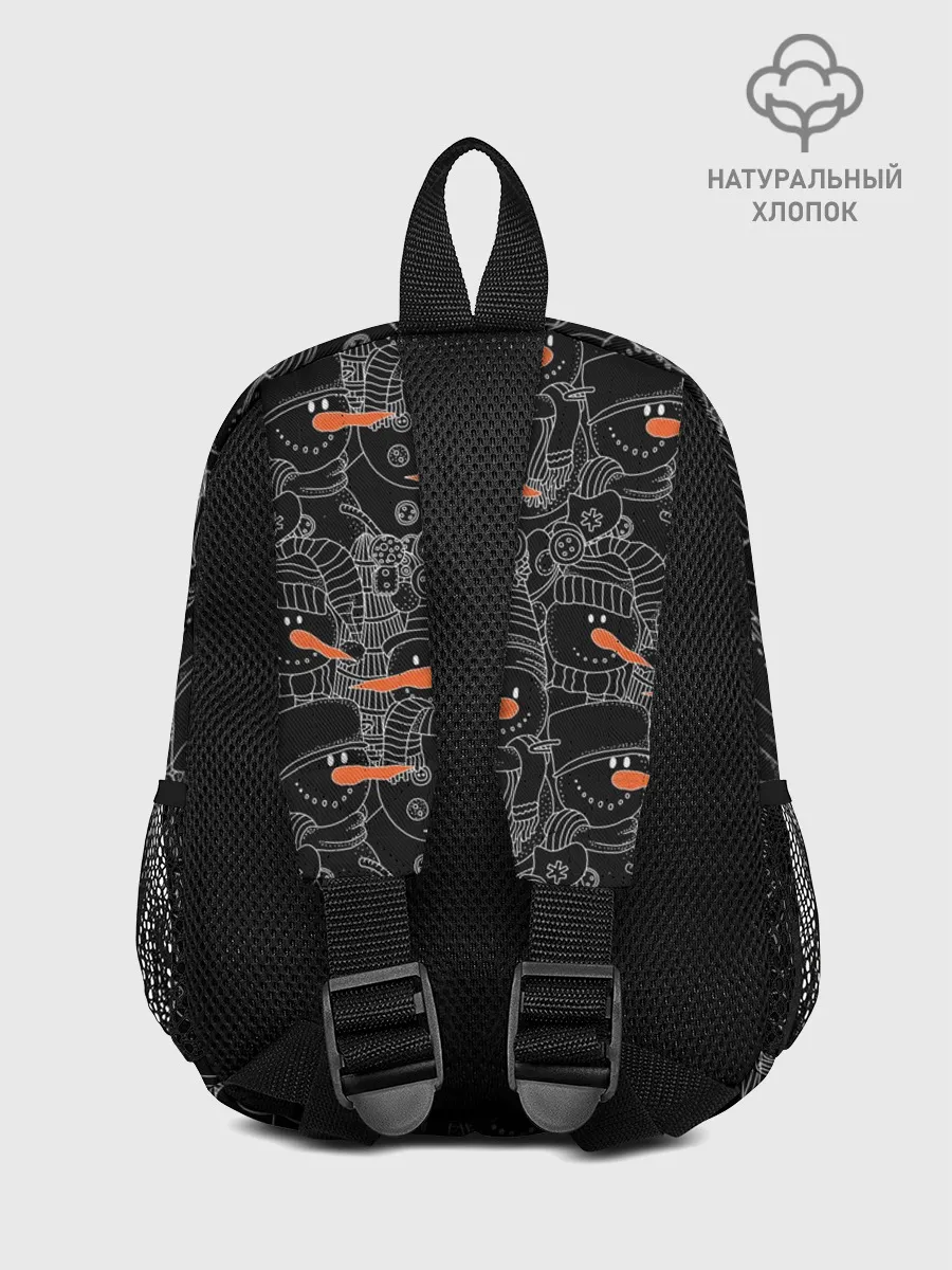 Рюкзак детский / Черные снеговики