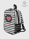 Рюкзак детский / Сердце в полоску