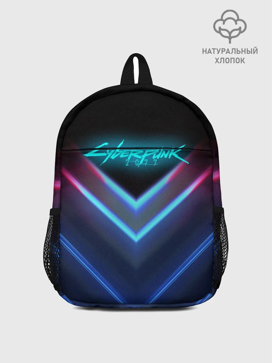 Рюкзак детский / CYBERPUNK 2077 NEON | НЕОН