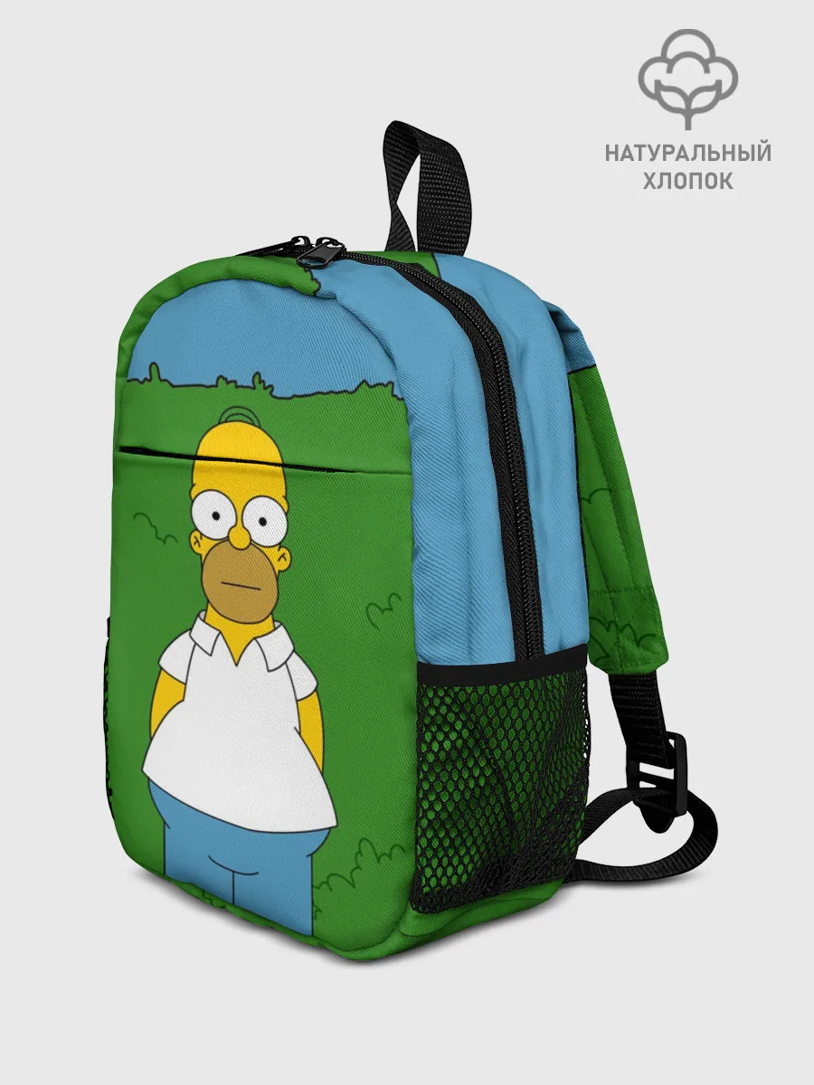 Рюкзак детский / Гомер Симпсон в кустах