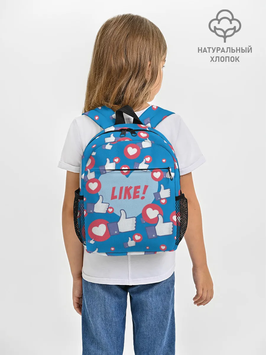 Рюкзак детский / Лайки и сердечки