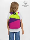 Рюкзак детский / Треугольники с розовым