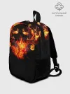 Рюкзак детский / Огненные цветы в темноте