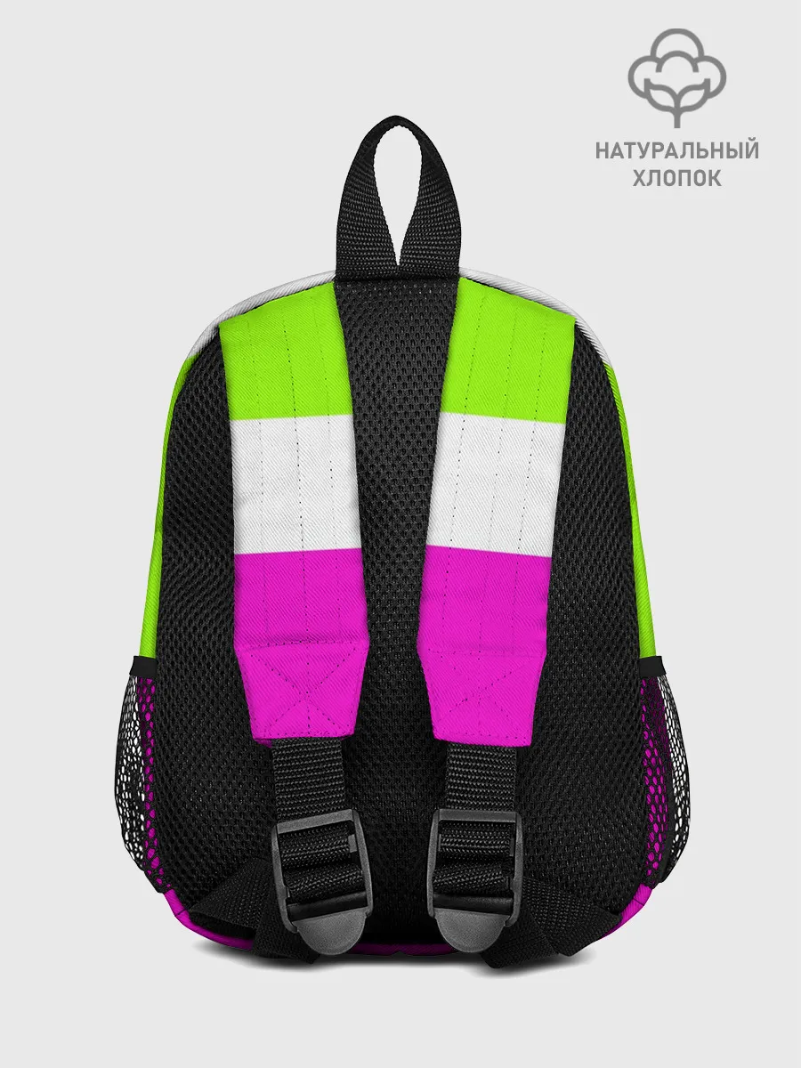 Рюкзак детский / Serious зелено-розовый