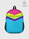 Рюкзак детский / Цветные треугольники_голубой