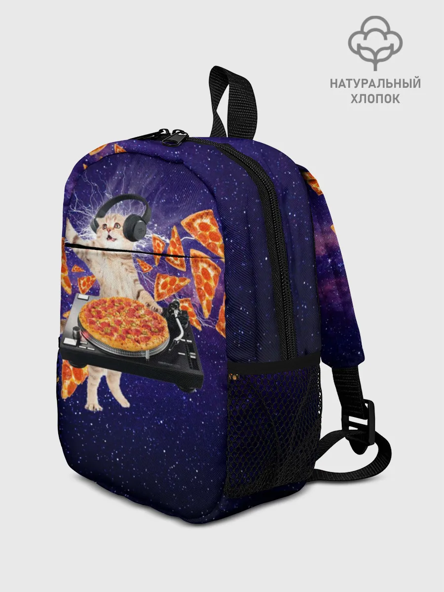 Рюкзак детский / Пицца - Кот