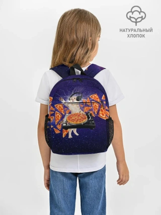 Рюкзак детский / Пицца - Кот