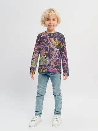 Детский лонгслив / Кораллы