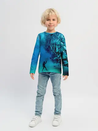 Детский лонгслив / Фото дайвинг