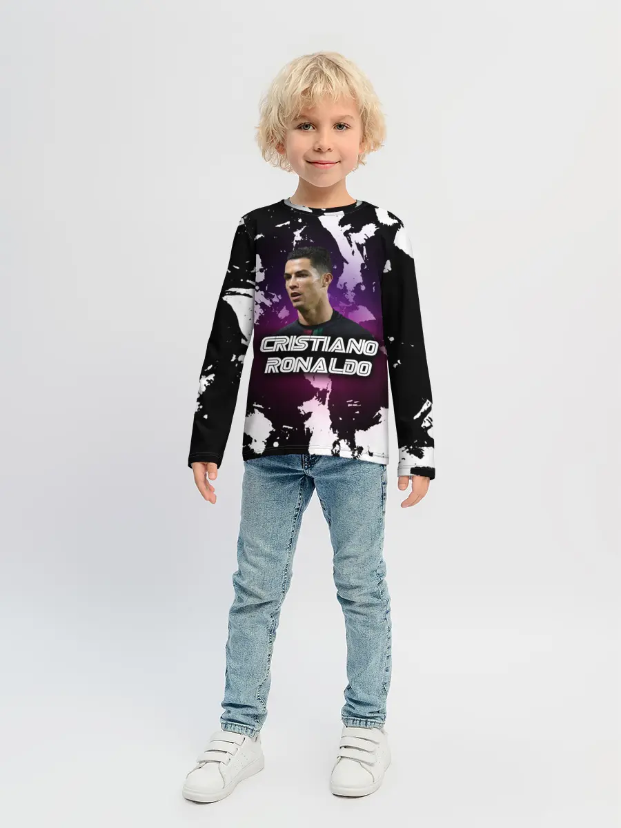 Детский лонгслив / Cristiano Ronaldo