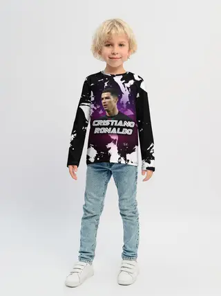 Детский лонгслив / Cristiano Ronaldo