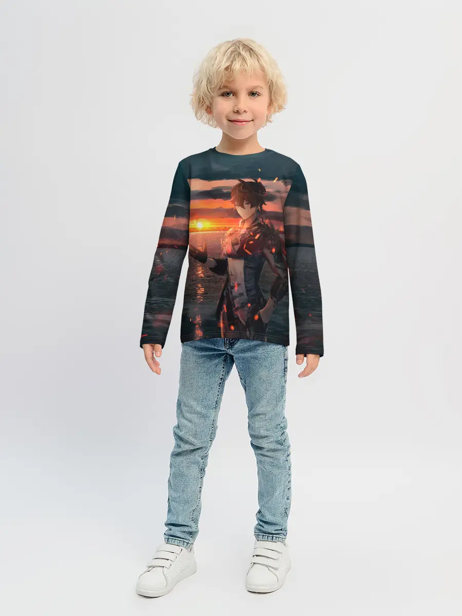 Детский лонгслив / Tartaglia art