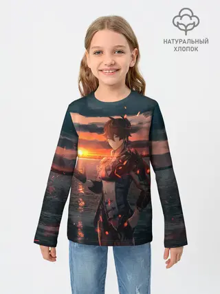 Детский лонгслив / Tartaglia art