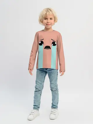 Детский лонгслив / Crying Isaac