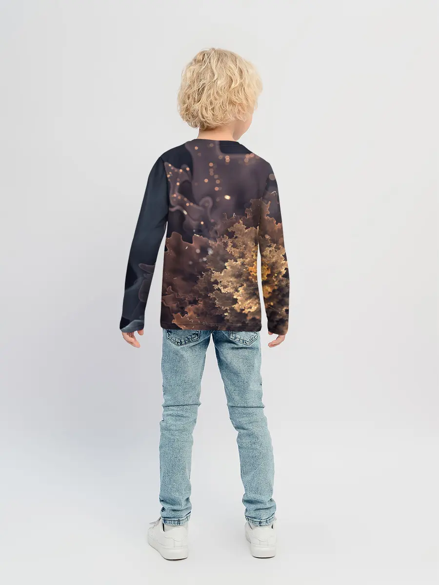 Детский лонгслив / КосмиЧеский Цветок