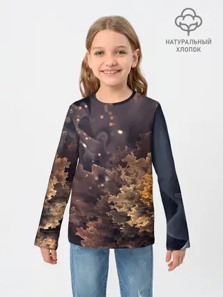 Детский лонгслив / КосмиЧеский Цветок