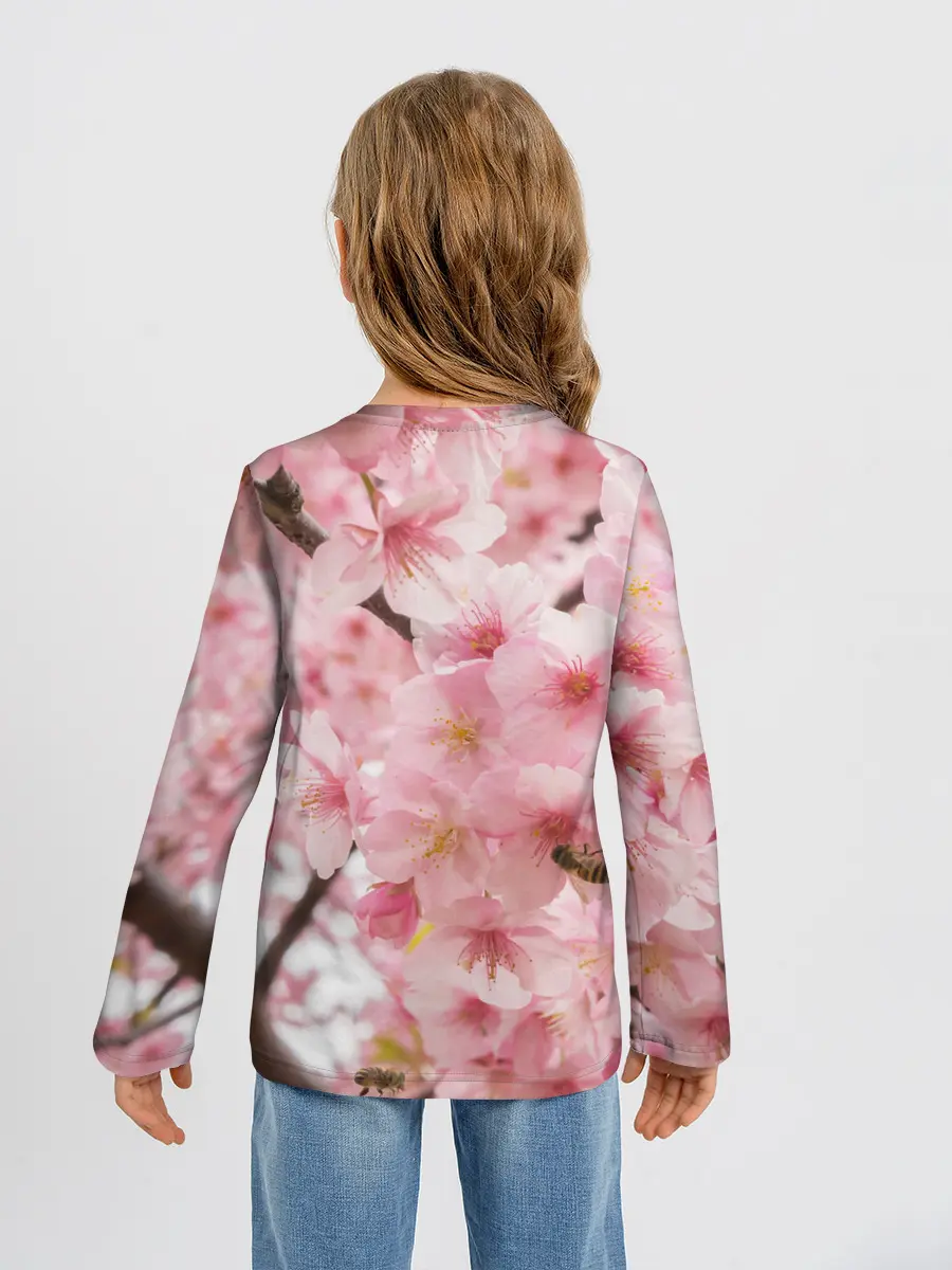 Детский лонгслив / НеобыЧная СаКура