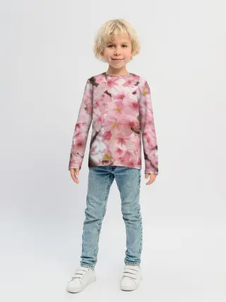 Детский лонгслив / НеобыЧная СаКура