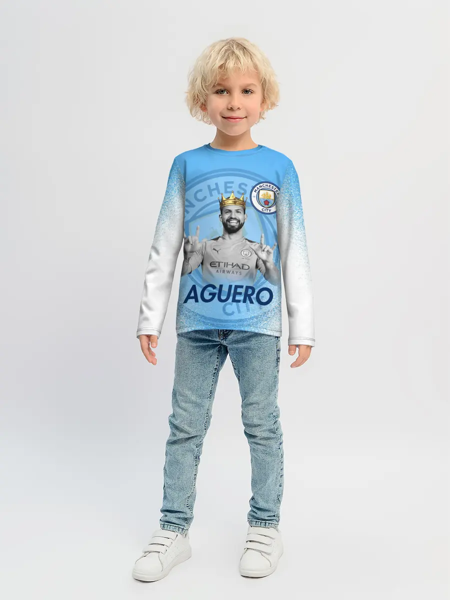 Детский лонгслив / СЕРХИО АГУЭРО / SERGIO AGUERO
