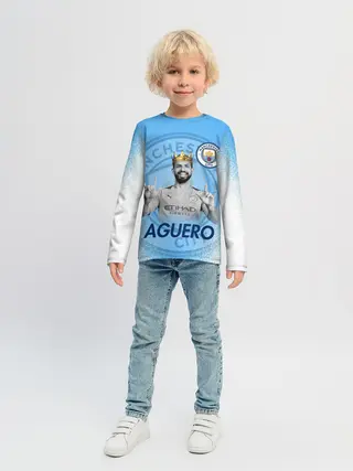 Детский лонгслив / СЕРХИО АГУЭРО / SERGIO AGUERO