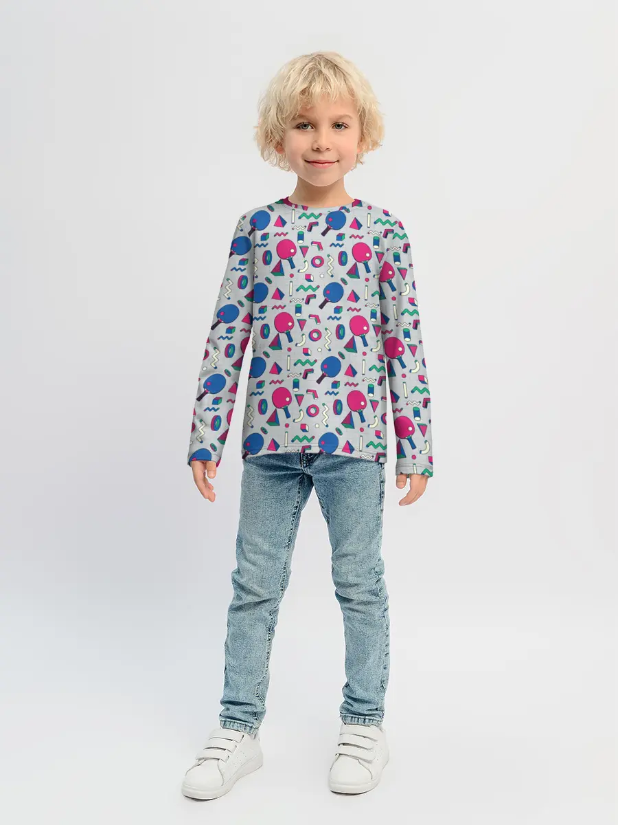 Детский лонгслив / Настольный Теннис