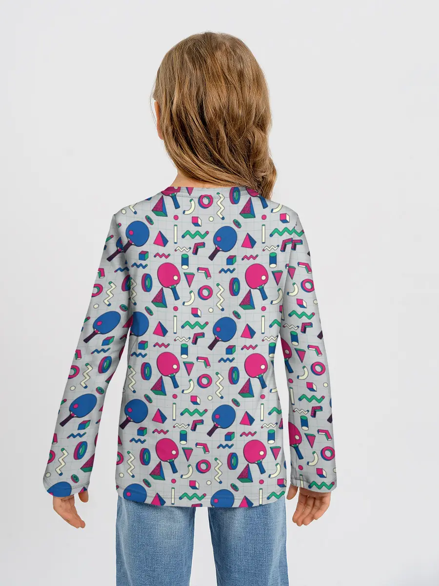 Детский лонгслив / Настольный Теннис