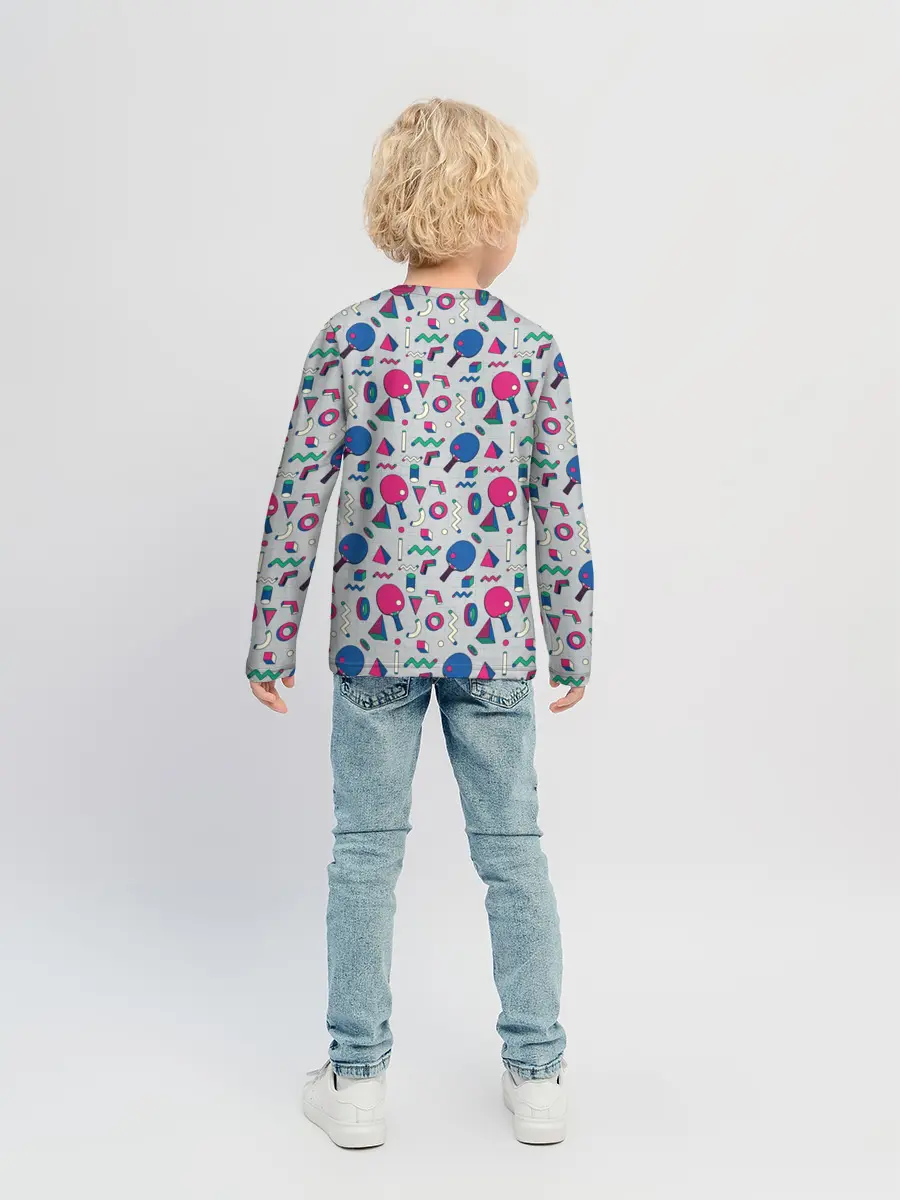 Детский лонгслив / Настольный Теннис