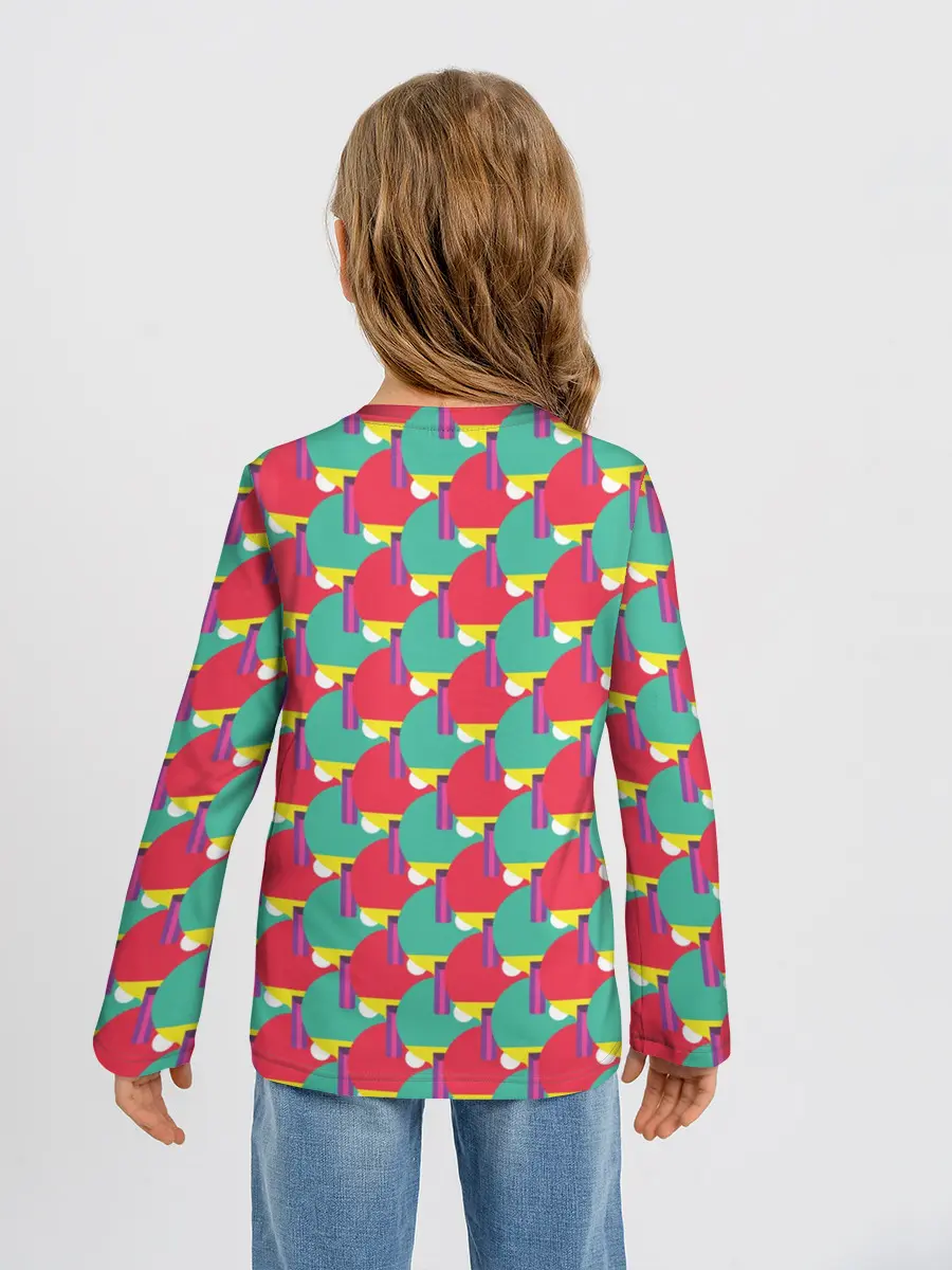 Детский лонгслив / Пинг-понг