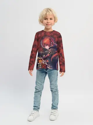 Детский лонгслив / Diluc - Genshin Impact