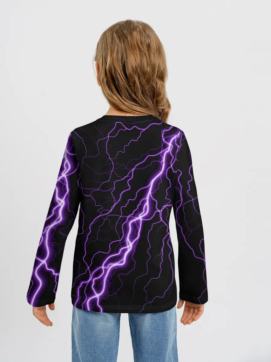 Детский лонгслив / Keqing Genshin Impact / Молния