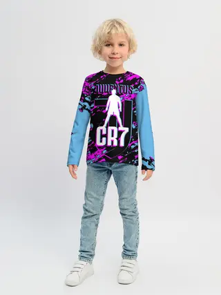 Детский лонгслив / Криштиану Роналду