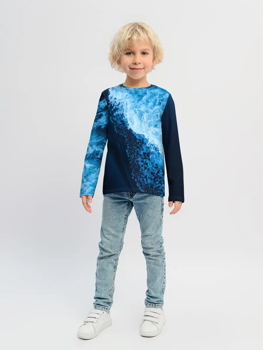 Детский лонгслив / море