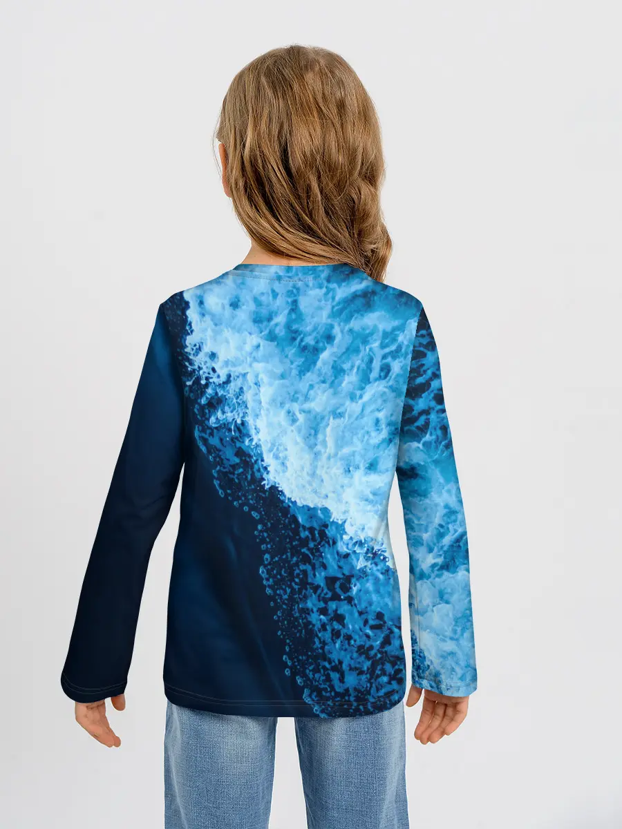 Детский лонгслив / море