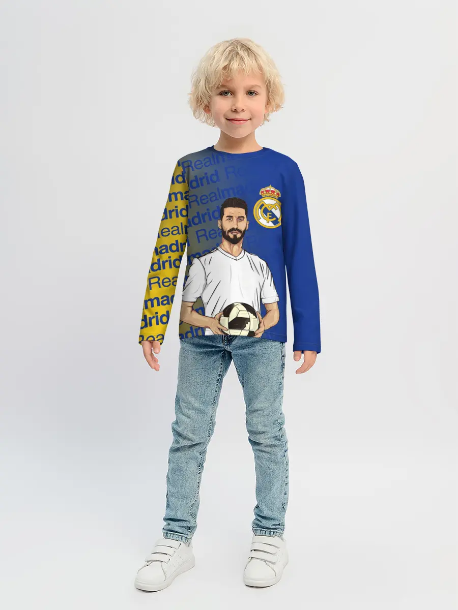 Детский лонгслив / СЕРХИО РАМОС / РЕАЛ МАДРИД