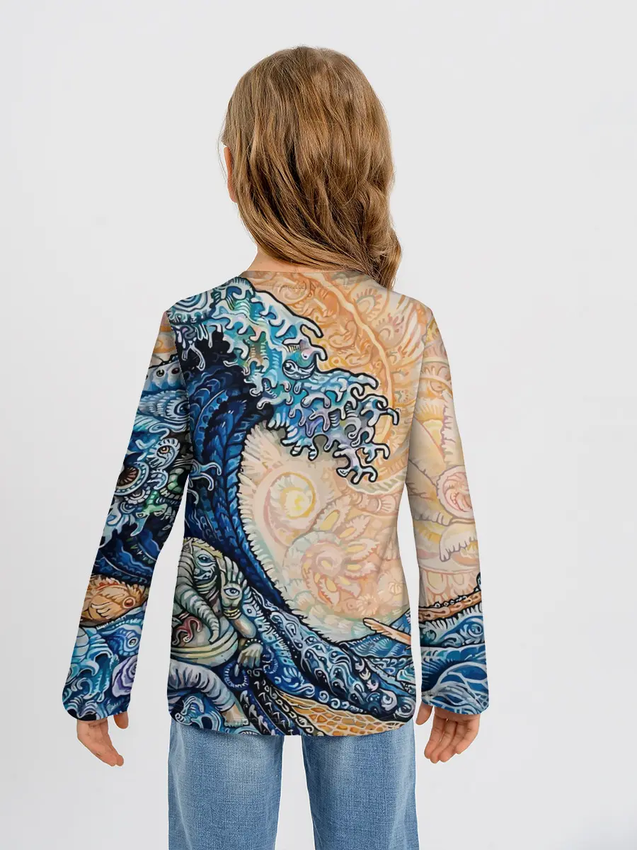 Детский лонгслив / Indian Ocean psychedelics