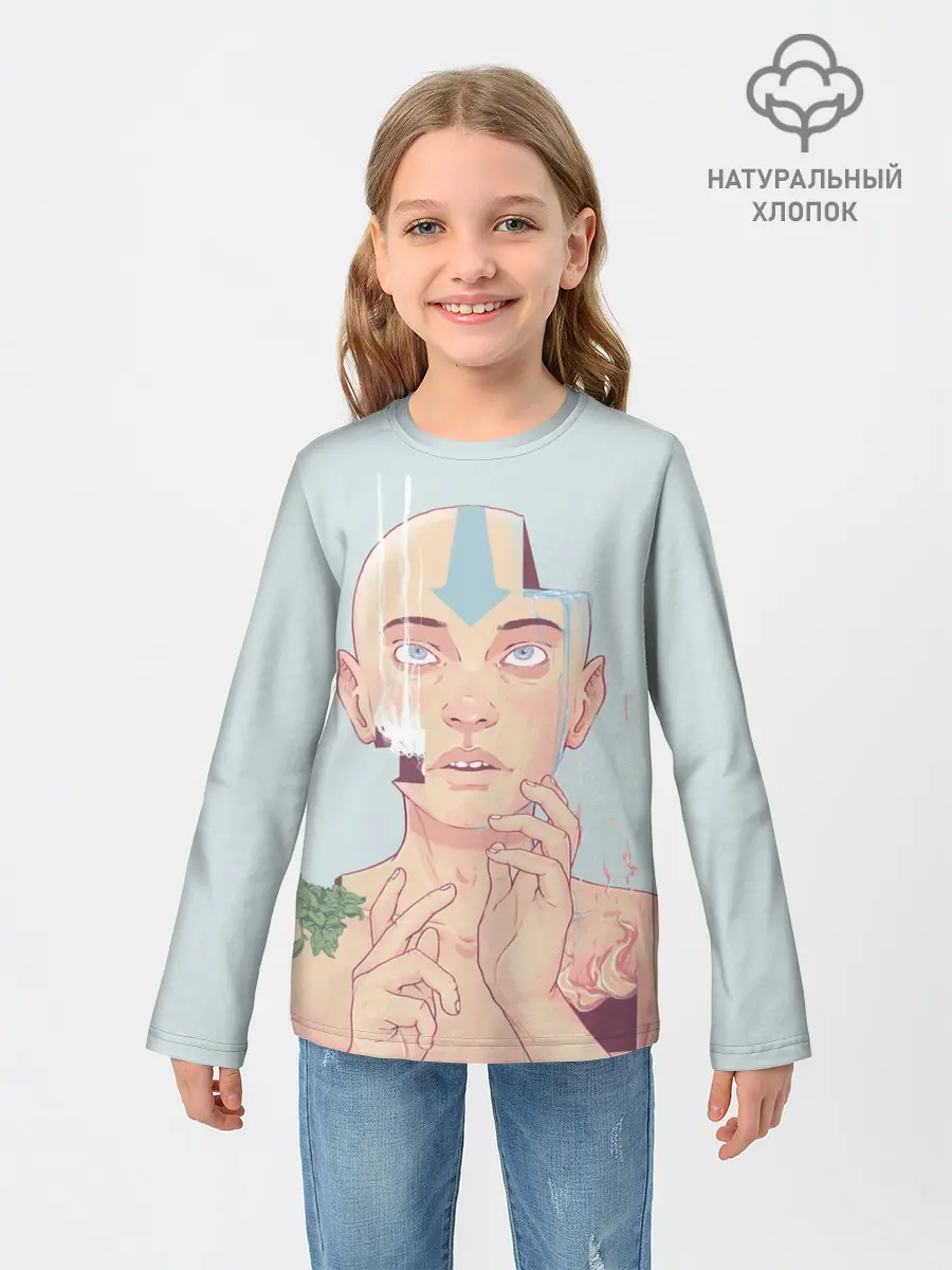 Детский лонгслив / The last airbender