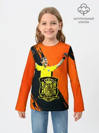 Детский лонгслив / Икер Касильяс/Iker Casillas