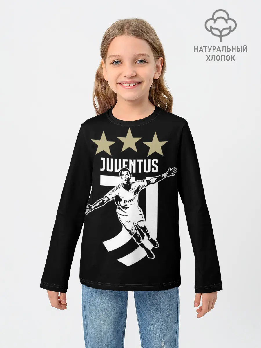 Детский лонгслив / Криштиану Роналду
