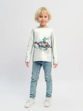 Детский лонгслив / черепашка