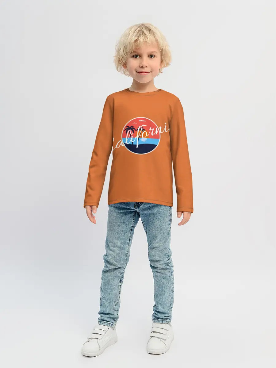 Детский лонгслив / California