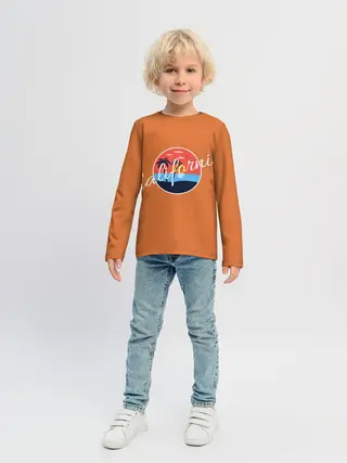 Детский лонгслив / California