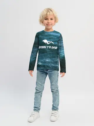 Детский лонгслив / дайвинг