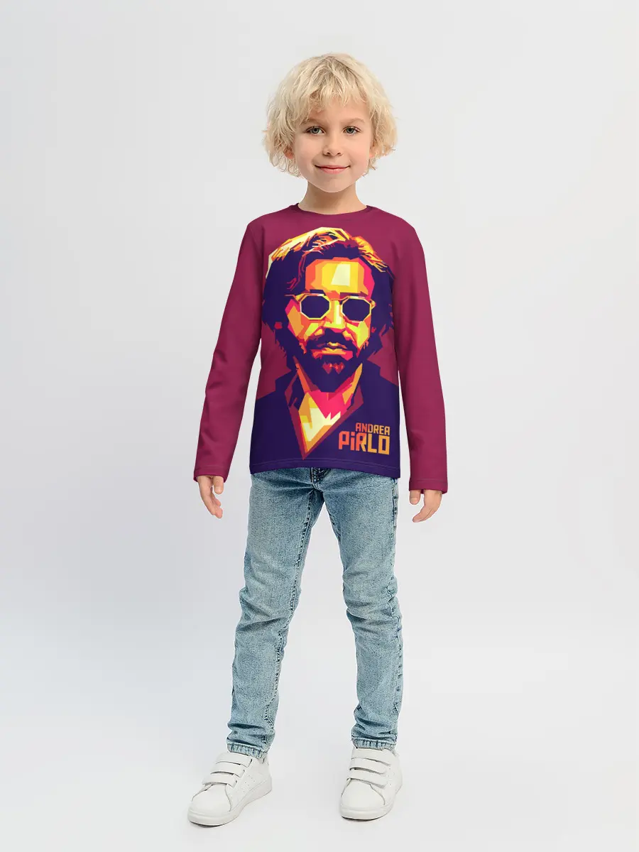 Детский лонгслив / Андреа Пирло