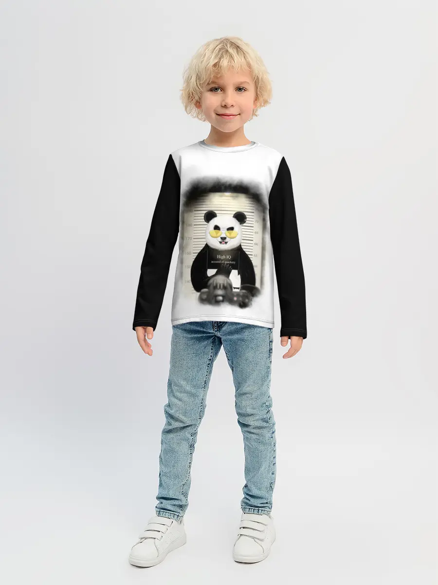 Детский лонгслив / Yami: hight IQ 3D