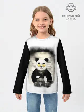 Детский лонгслив / Yami: hight IQ 3D