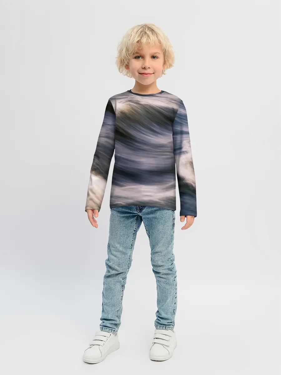 Детский лонгслив / Море волнуется