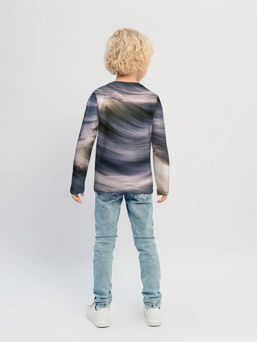 Детский лонгслив / Море волнуется